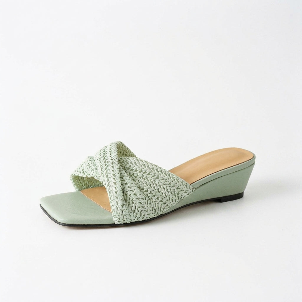 Melissa Woven Wedge Slide
