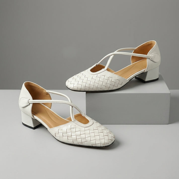 Celeste Woven Block Heel