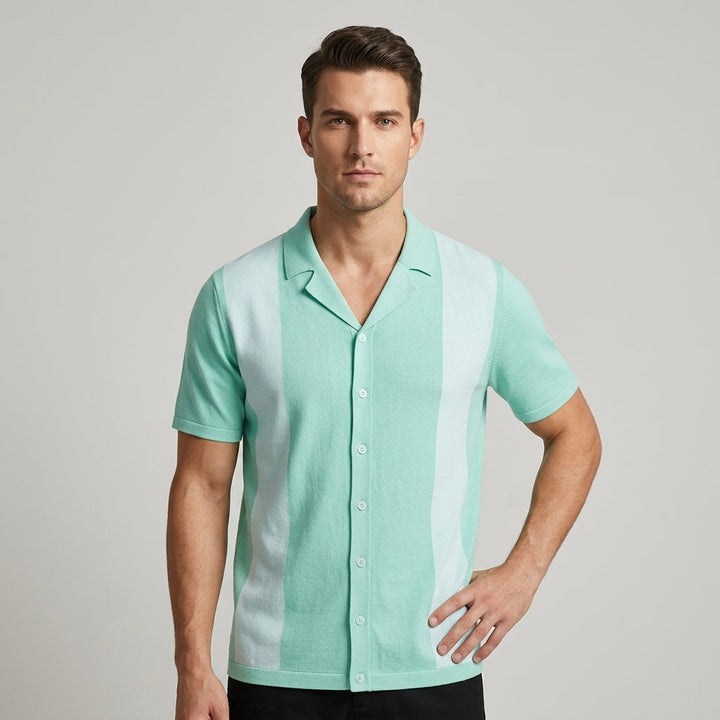Kelsey Colorblock Camp Shirt