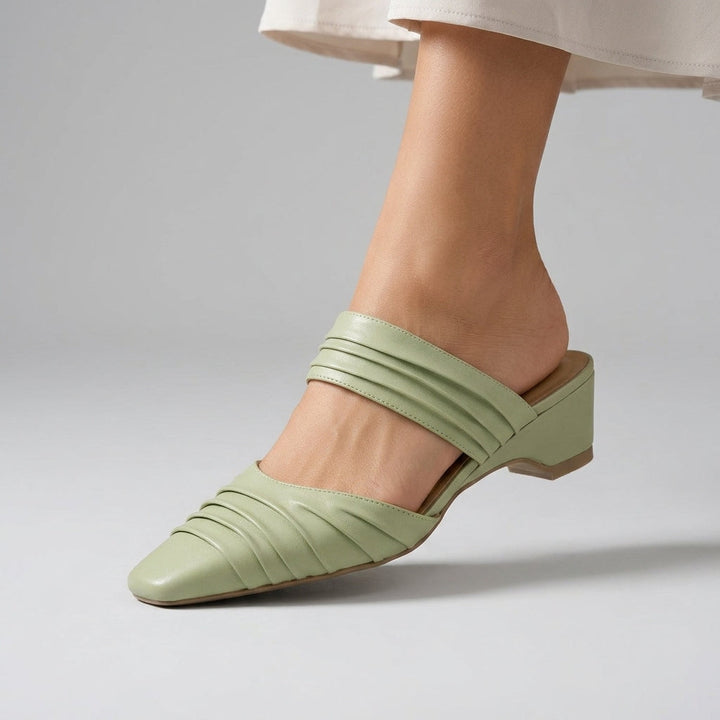 Faith Pleated Mule