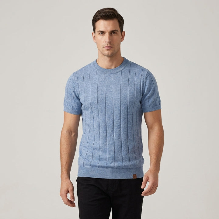 Kayla Ribbed Cotton Tee