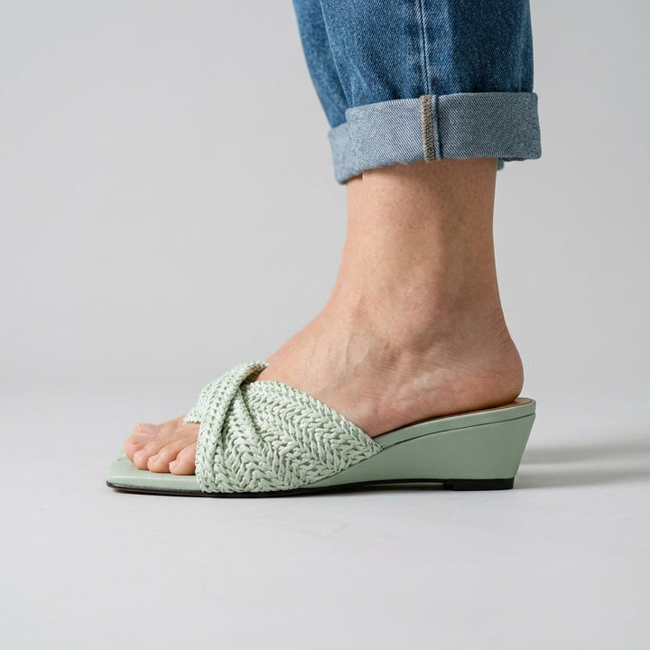 Melissa Woven Wedge Slide