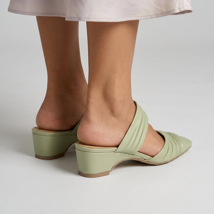Faith Pleated Mule
