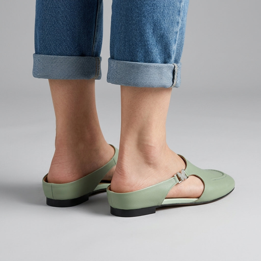 Chelsea Butterfly Cutout Mule