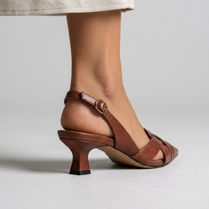 Kate Woven Slingback Heel