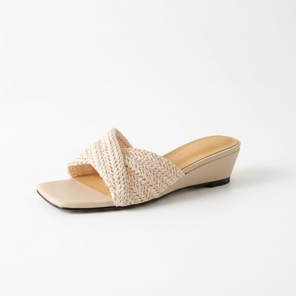 Melissa Woven Wedge Slide