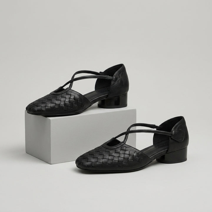 Celeste Woven Block Heel