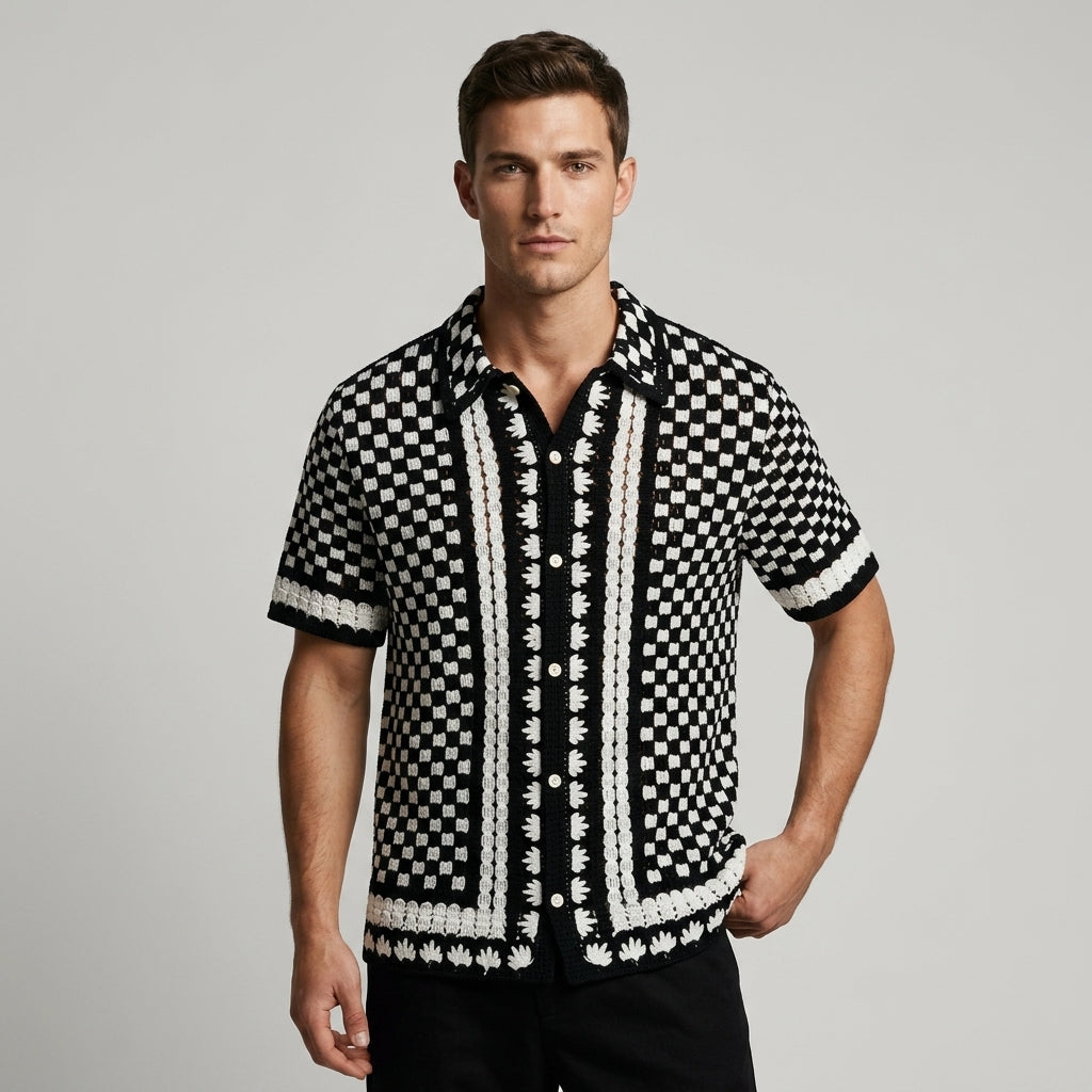 Blake Openwork Stripe Shirt