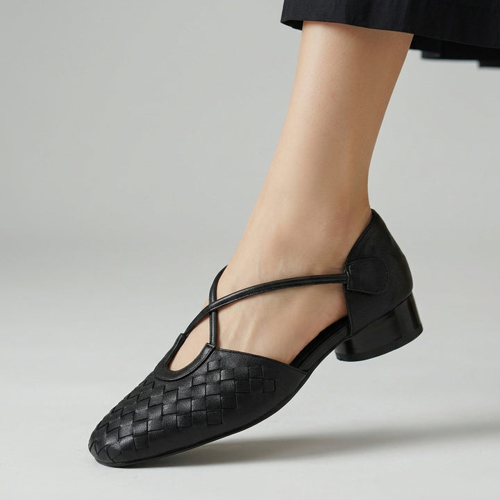 Celeste Woven Block Heel