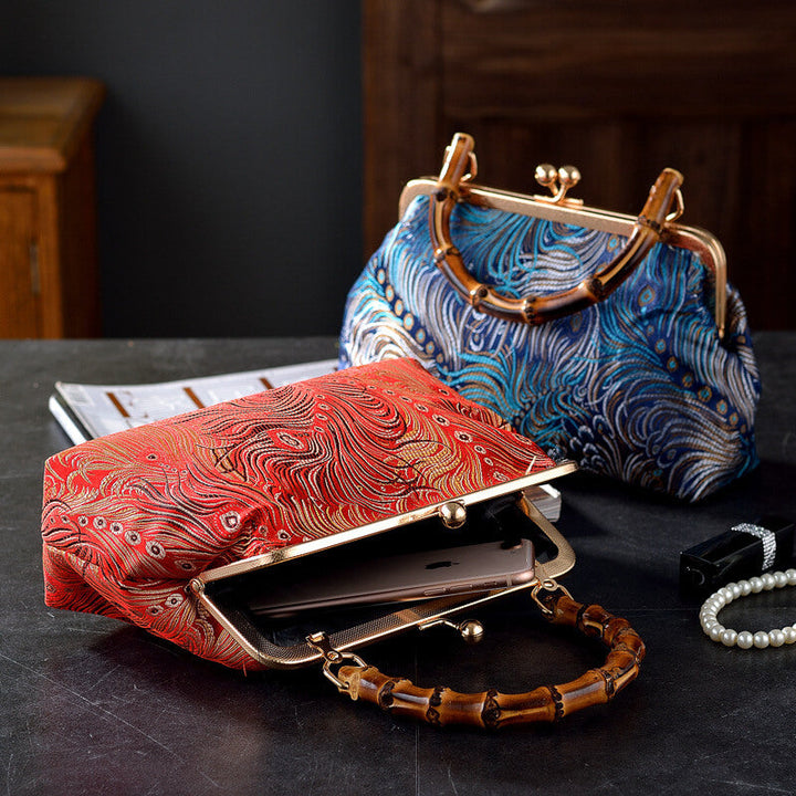 Brooke Bamboo Handle Purse