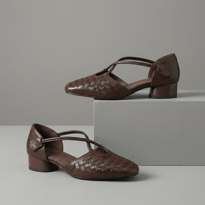 Celeste Woven Block Heel