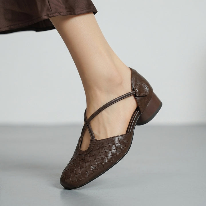 Celeste Woven Block Heel