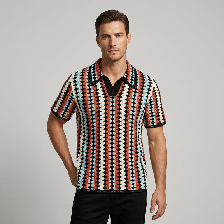 Blake Openwork Stripe Shirt
