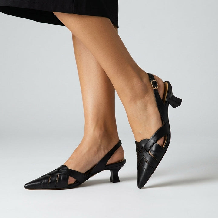 Kate Woven Slingback Heel