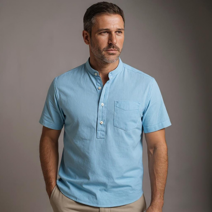Devon Coastal Cotton-Linen Shirt