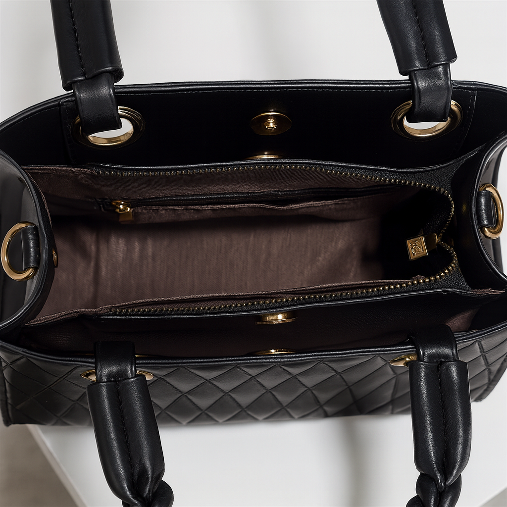 Kelsey Diamond Quilted Handbag