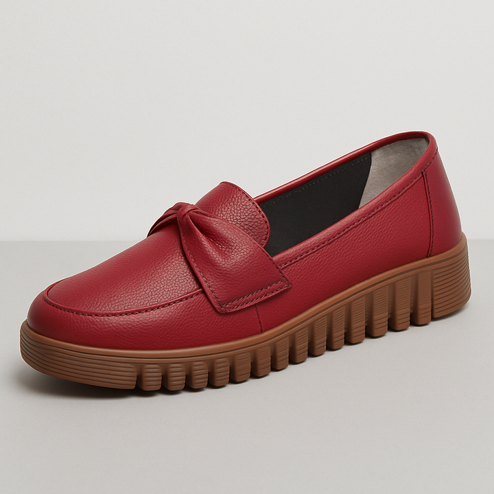 Dallas Bow-tie Leather Loafer