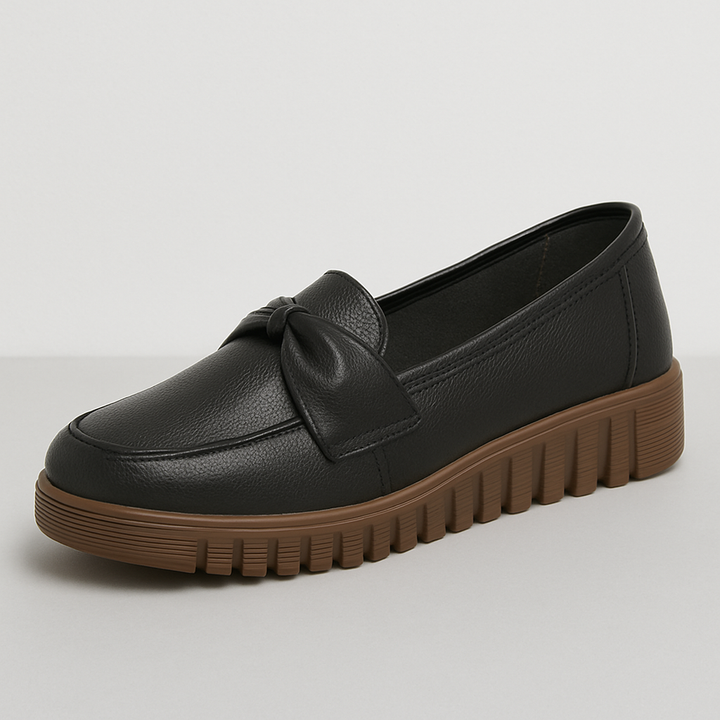 Dallas Bow-tie Leather Loafer