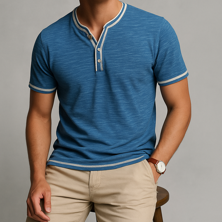 Jason Wash Short Sleeve Henley