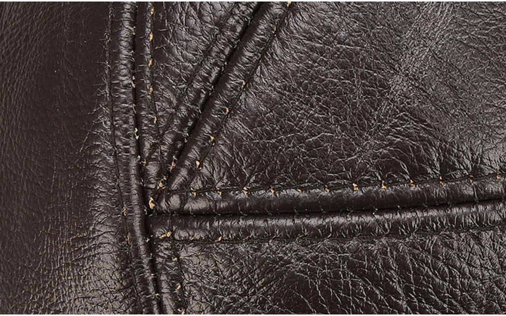 The Devon Leather Cap