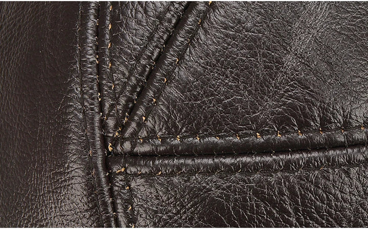 The Devon Leather Cap