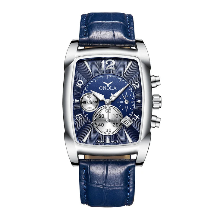 Classic Wellington Leather Strap Watch, 45mm