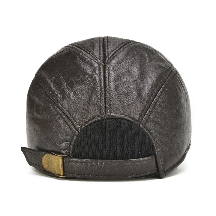 The Devon Leather Cap