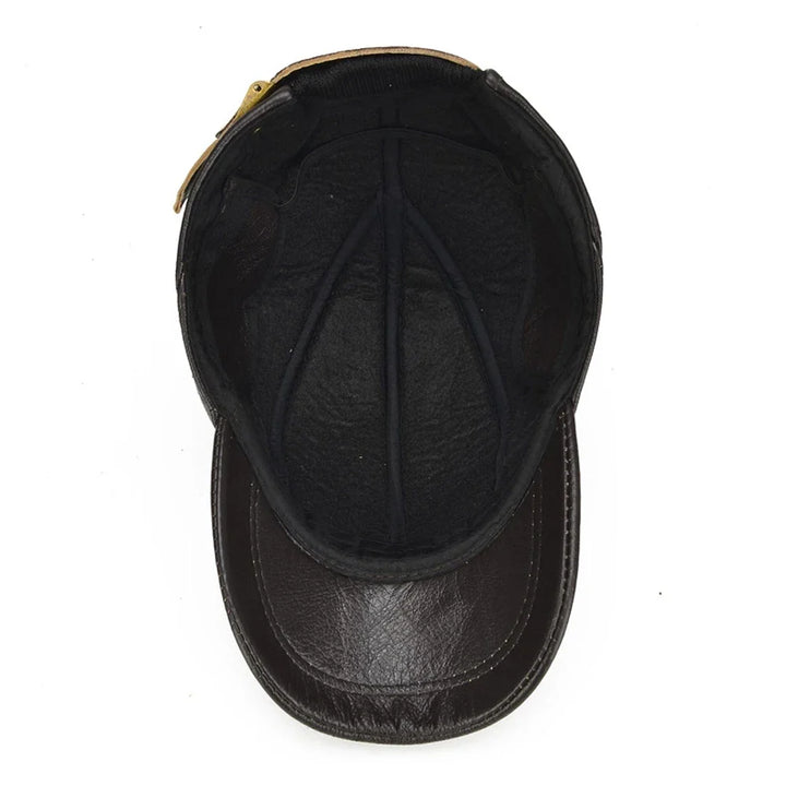 The Devon Leather Cap
