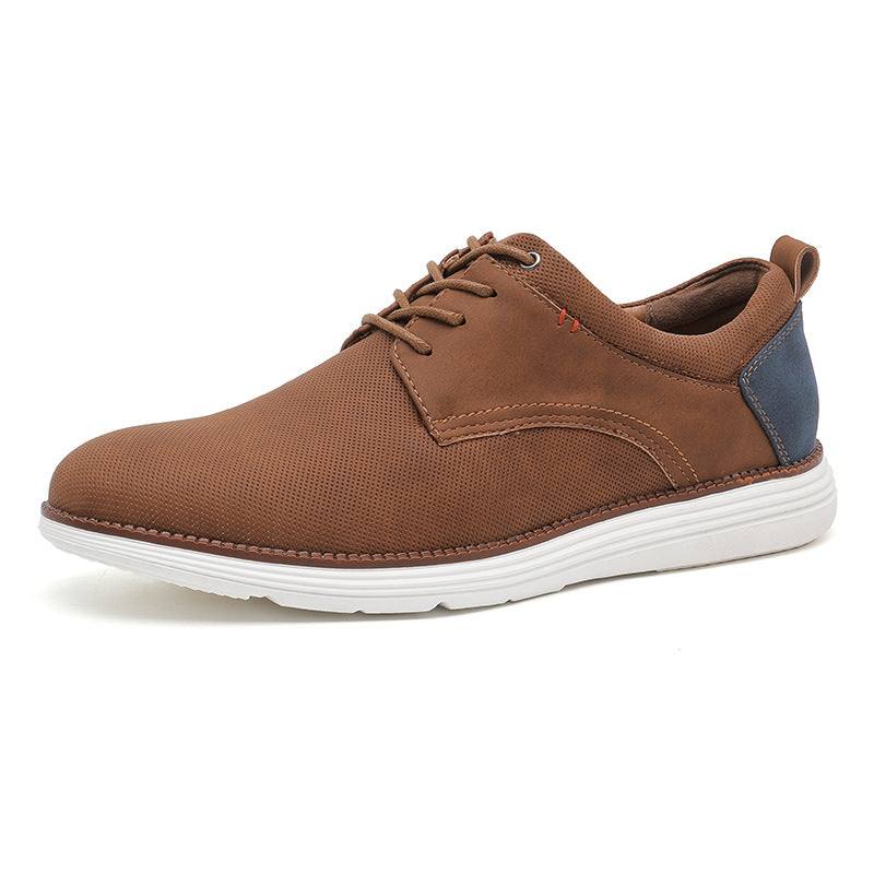 Reagan Leather Crossover Sneaker