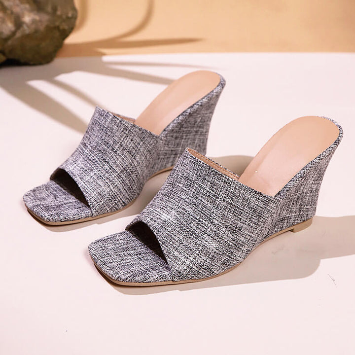 Taylor Block Heel Mules