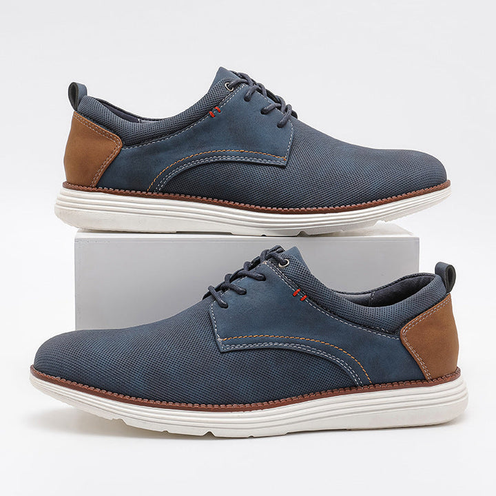 Reagan Leather Crossover Sneaker