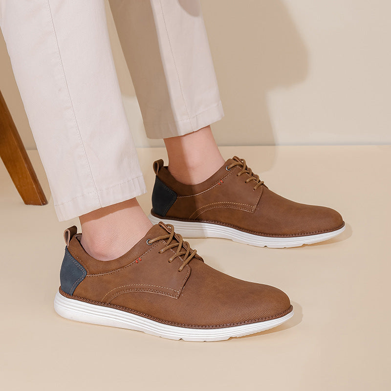Reagan Leather Crossover Sneaker