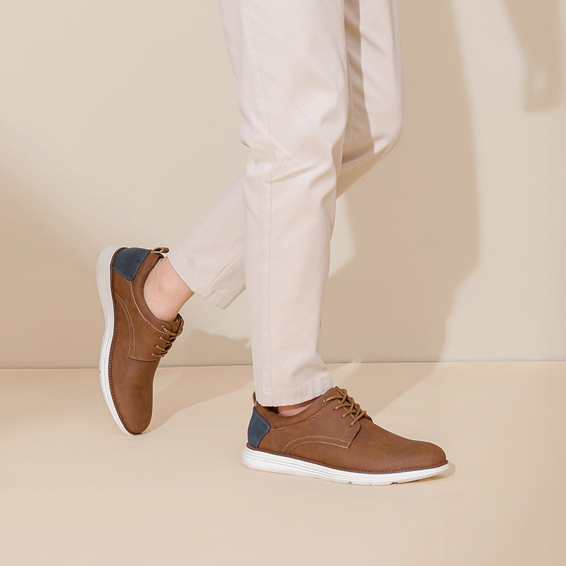 Reagan Leather Crossover Sneaker