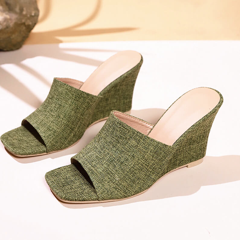 Taylor Block Heel Mules