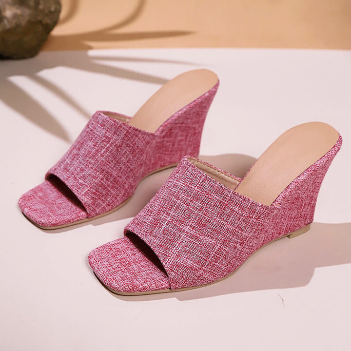 Taylor Block Heel Mules