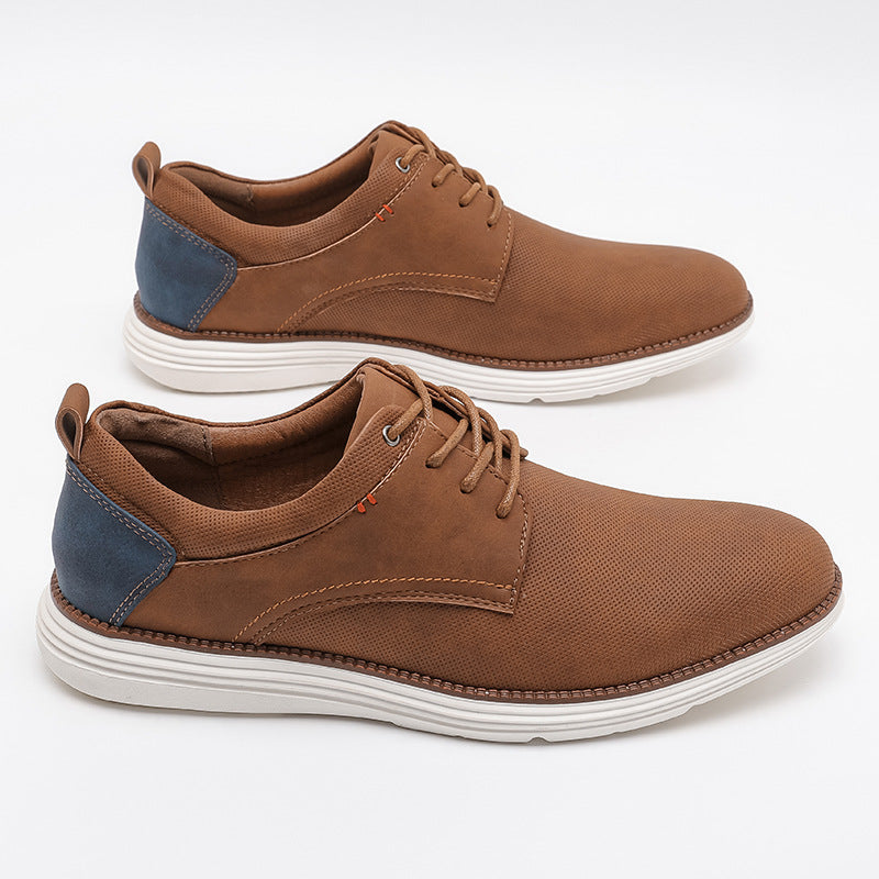 Reagan Leather Crossover Sneaker