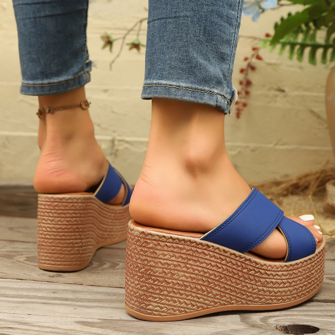Grace Platform Wedge Sandal