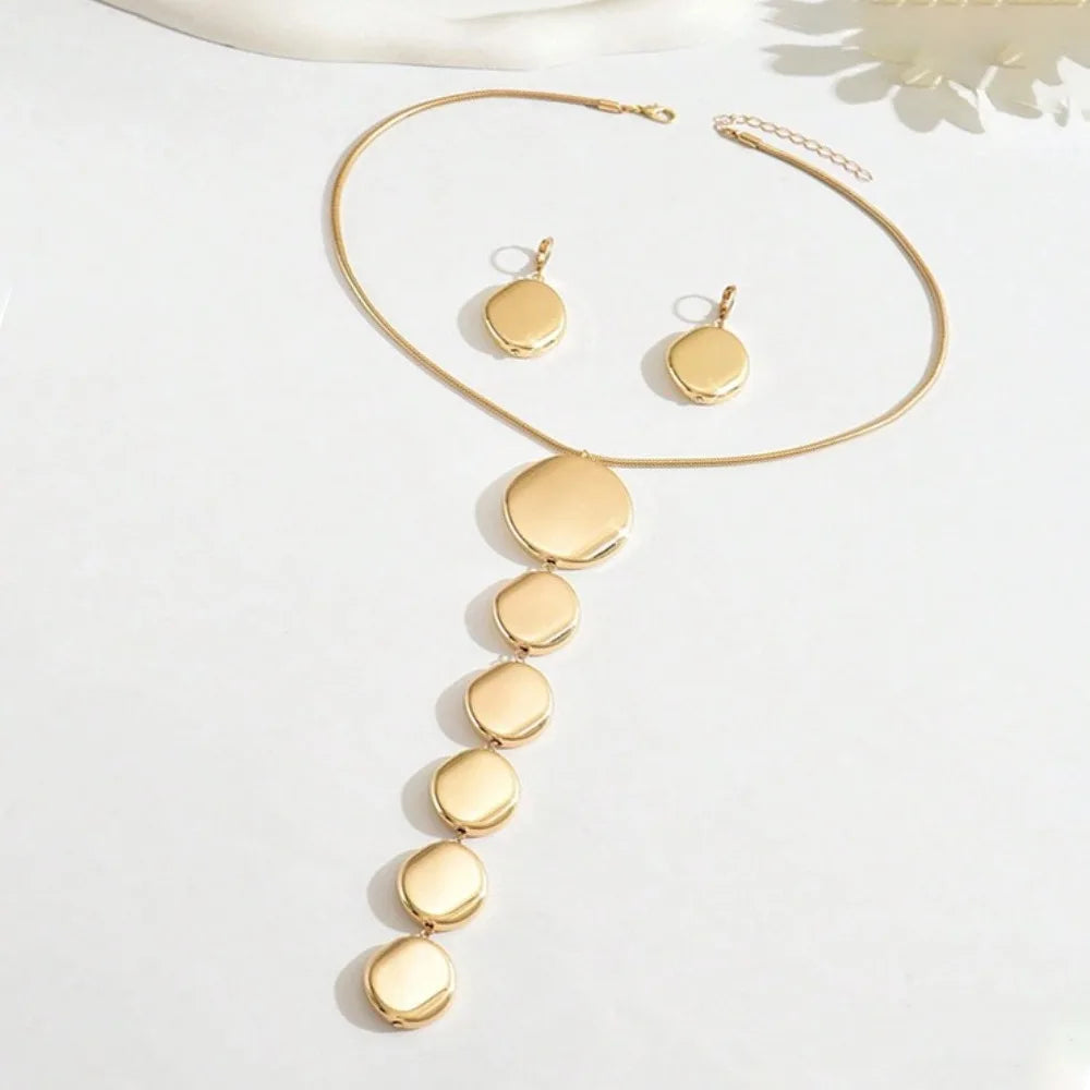 Velour Lariat Necklace