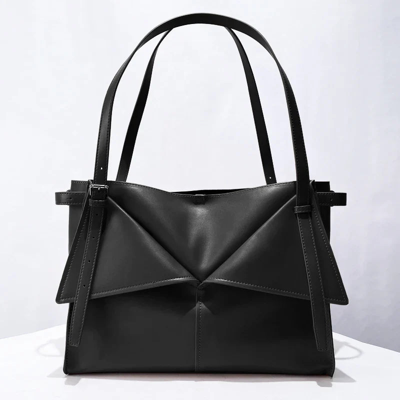 The Heather Leather Tote