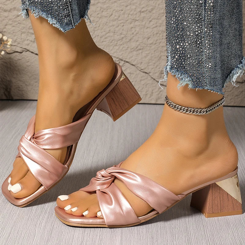 Ashley Block Heel Sandal