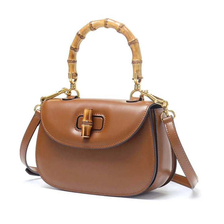 The Hayden Bamboo Top-Handle Bag