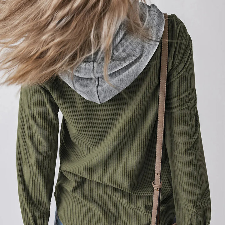 Summer Hooded Button Shirt