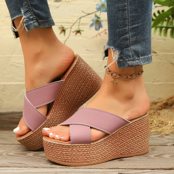 Grace Platform Wedge Sandal