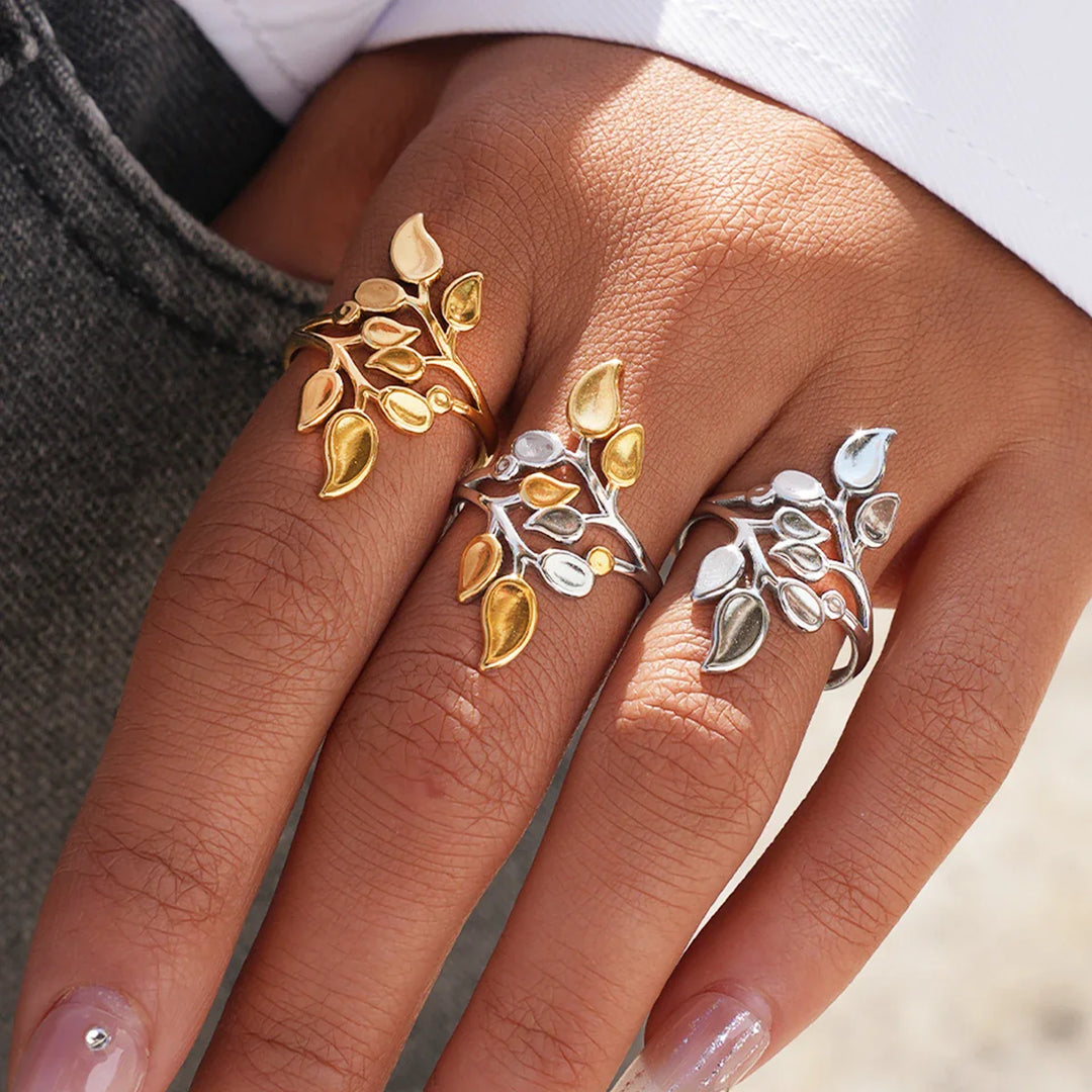 Velour Botanical Ring