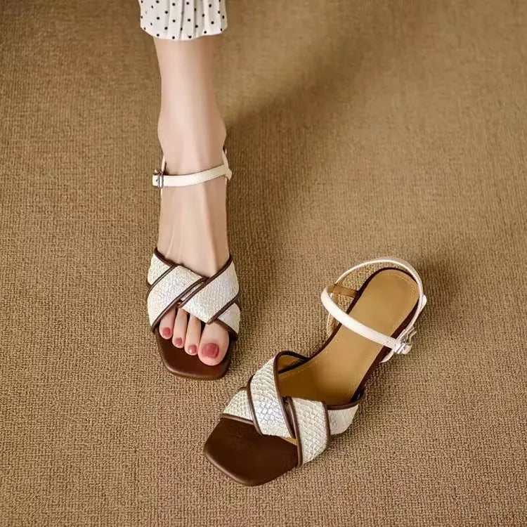Kelsey Square Toe Sandal