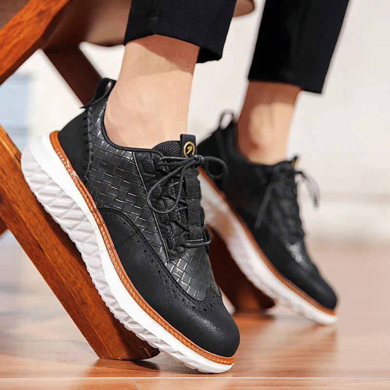 Casey Leather Brogue Sneakers