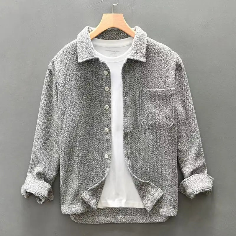 The Quinn Bouclé Button-Down