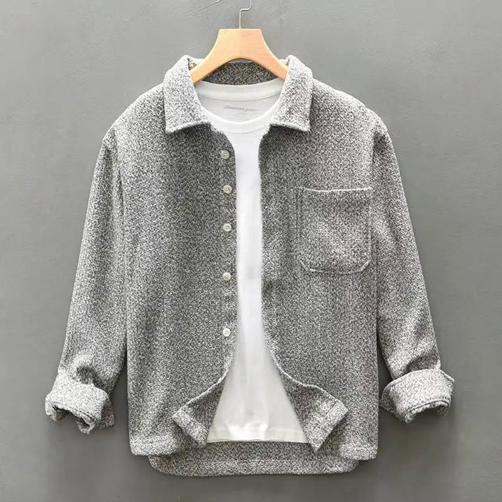 The Quinn Bouclé Button-Down