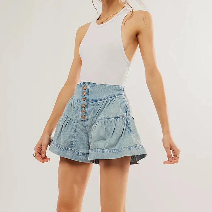 Sawyer Midrise Denim Shorts