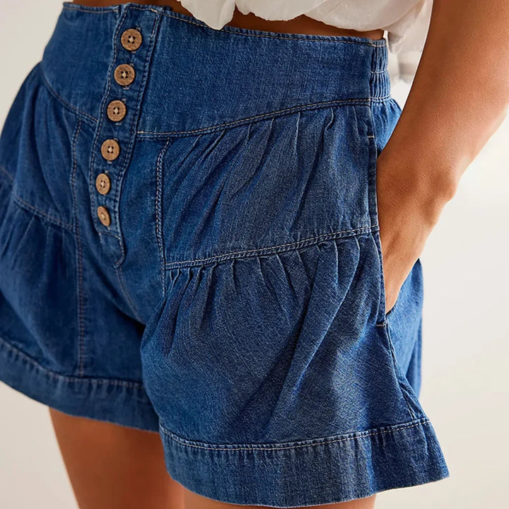 Sawyer Midrise Denim Shorts